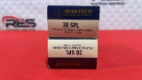 100rds Magtech 38spl Ammo