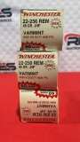 120rds Winchester 22-250 Ammo