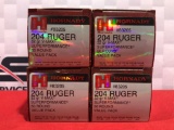 199rds Hornady 204 Ruger Ammo