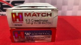 20rds Hornady 6.5 Creed Match Ammo