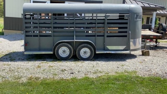 5'x16' Bumper Pull Livestock Trailer