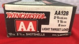 250rds Winchester 12ga AA 8# Shells