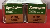 100rds Remington 17HMR 17gr Ammo