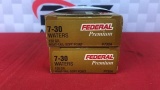 39rds Federal 7-30 Waters120gr Ammo