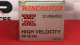 500rds Winchester 22LR 40gr Ammo