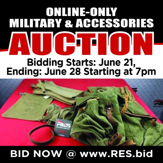 RES Military & Accessories Online Only Auction