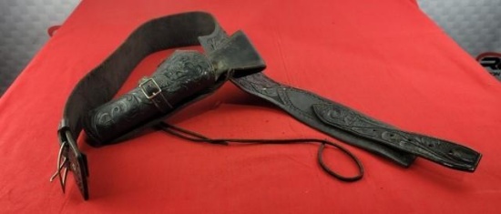Leather Holster & Gun Belt