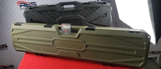 2 plastic rifle cases
