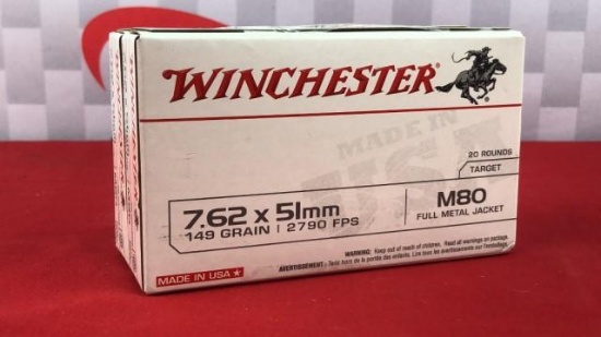 40rds Winchester 7.62 NATO Ammo