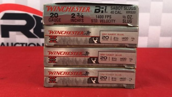 20rds Winchester 20GA Sabot Slugs