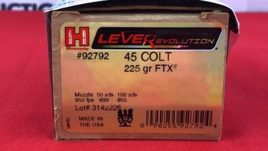 20rds Hornady 45 Colt Ammo