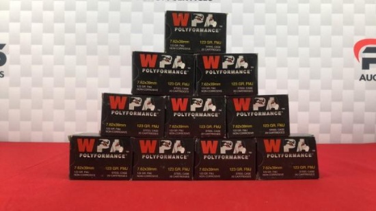 200rds WPA 7.62 x 39 Ammo