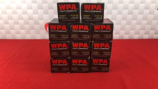 220rds WPA 7.62 x 39 Ammo