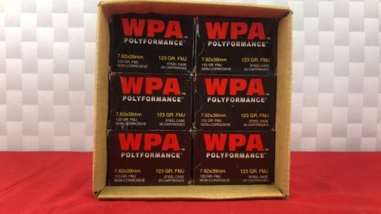 360rds WPA 7.62 x 39 Ammo