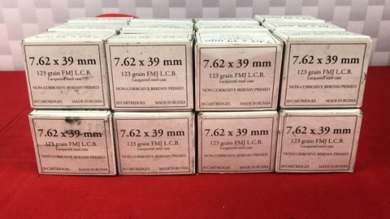 480rds Russian 7.62 x 39 Ammo