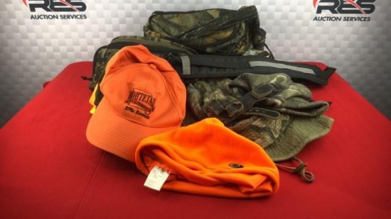 Assorted Camo Bags & Hats