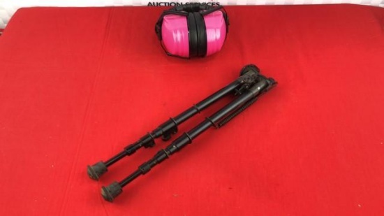 Bipod & Ear Protection