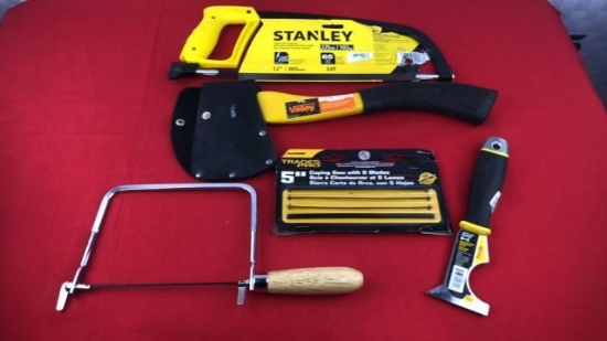 Hatchet, Two Saws, & Extra Blades