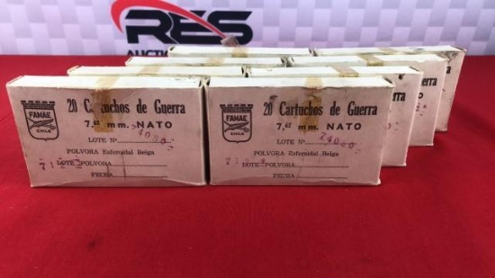 160rds FAMAE 7.62 NATO Ammo