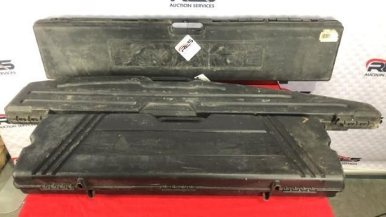 3 Plastic Rifle Cases