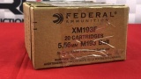 100rds Federal 5.56mm Ammo