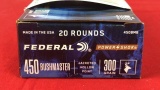 20rds Federal 450Bushmaster Ammo