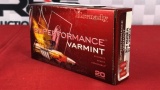 20rds Hornady Superformance 204Ruger Ammo