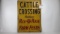 Eshelman Cattle Crossing Tin Sign