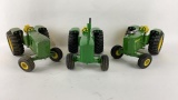 3- John Deere Model 5020 Toy Tractors