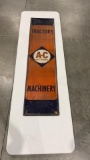 A - C Tractor Machinery Sign