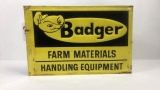 Badger Farm Material / Handling Equipment Sign