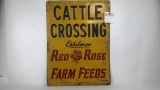 Eshelman Cattle Crossing Tin Sign