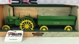 John Deere Model GP Toy Tractor & Wagon