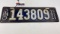 1920 Ohio License Plate