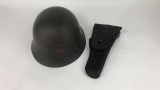 US Army Holster & Army Helmet