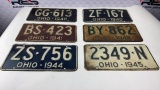 Assorted Ohio License Plates