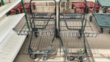(2) Metal Produce Carts