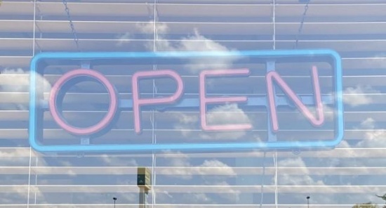 Open sign