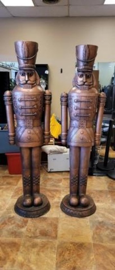 Two Nutcracker Statues