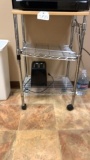 Microwave Stand and toaster