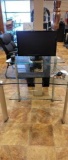 Glass Computer Desk w/ Chair