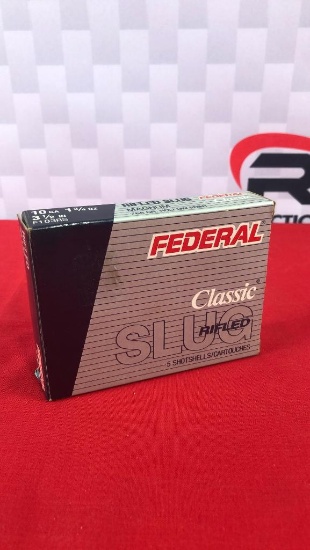 5rds Federal 10GA Rifled Slugs