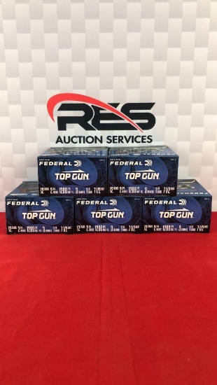 125rds Federal Top Gun 12GA #7.5 Shot Ammo