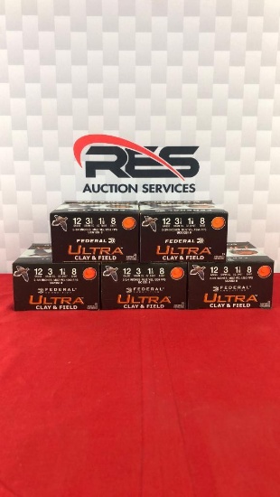 125rds Federal Ultra 12GA #8 Shot Ammo