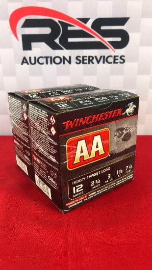 50rds Winchester AA 12GA #7.5 Shot Ammo