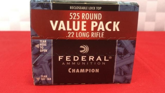 525rds Federal 22LR 36GR Ammo