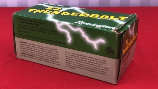 500rds Remington Thunderbolt 22LR 40GR Ammo