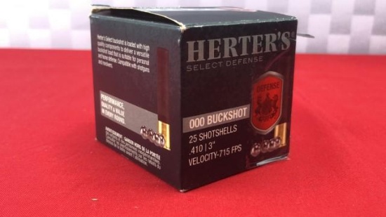 25rds Herter's .410 000 Buck Shot Ammo