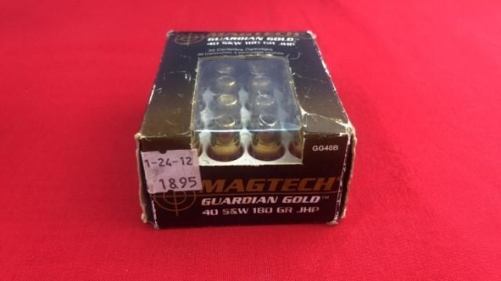 20rds Magtech 40S&W 180GR JHP Ammo