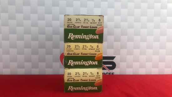 75rds Remington 20GA #8 Shot Ammo